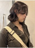 ウェーブ巻きボブ