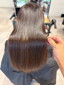 レオン(Re:ON) 縮毛矯正×ロングヘア