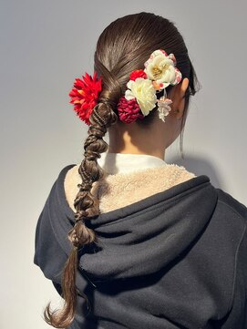 ホットスポット 宇部店(HOT SPOT) タイト編み下ろしスタイル