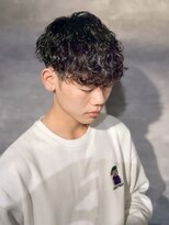 アノ 別府店(Ano.)&nbsp;大分シャドウパーマメンズマッシュ波巻きパーマツイストパーマ