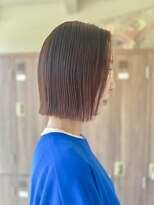 アンリー(Anree) 10代20代30代『顎下1cm切りっぱなしボブ』