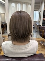 セシルヘアー なんば店(Cecil hair)&nbsp;ボブレイヤー/ハイブリーチ/ミルクティーベージュ/髪質改善