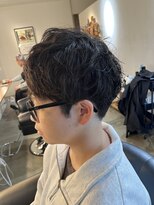 ビハインドザカーテン(BEHIND THE CURTAIN) くせ毛カット×ニュアンスパーマ×コンパクトショート