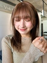 シンス 銀座(since) ミディアムレイヤー/顔周りレイヤー/小顔ヘア/似合わせカット