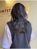 〈浅草 半個室〉ロングハッシュカット