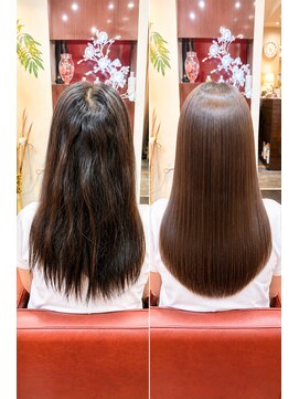 ラヴィソン ヘアー(RAVISSANT HAIR) 名古屋栄|艶髪ストレート縮毛矯正