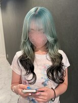 ヘアーアート リオン バイニューヨークニューヨーク(hair art Le Riow byNYNY)&nbsp;ミントグリーン×ブラウンブラック