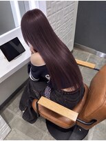 キャロル(CAROL) 艶感ワインレッド×ボルドーロング