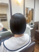 トップヘアー 玉島店(TOP HAIR)&nbsp;《TOPHAIR 玉島店/ もも》切りっぱなしボブ