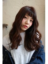 トヌコア ルア 下北沢店(TONUKOA RUA)&nbsp;アメジストアッシュのオン眉ゆるふわウェーブ☆