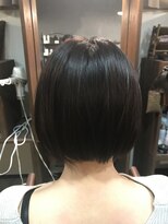 ケアルタイム(Curel time) アンダーをジョリっと前下がりボブ