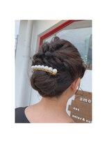 アモヘアー 城山店(amo hair) :くるりんぱアレンジ