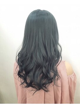 シェデルトーキョー(SHEDEL TOKYO) ネイビーグレージュ × シールエクステ