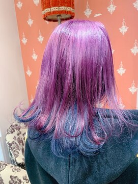 アース 恵比寿店(HAIR&MAKE EARTH) アメジスト×サファイア(EARTH恵比寿)