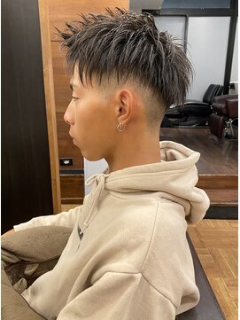 アイリーヘアデザイン(IRIE HAIR DESIGN) 【IRIE HAIR赤坂】ツーブロック×フェードスタイル×束感カット