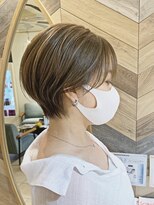 マーブルトウキョウネオリーブ(marbles tokyo neolive)&nbsp;【MARBLES/三軒茶屋】大人可愛い小顔丸みショートボブ　似合わせ