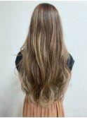 アンニュイヘア ベージュハイライト/夏カラー