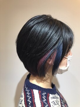 アヤメ(ayame) インナーカラー_ショート_個性派_東久留米