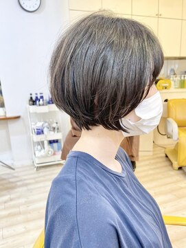 モリオ フロム ロンドン 成増店 【morio成増 セリザワ】ワンカールパーマ ショートボブ