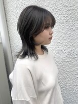 ブラン 阪急伊丹駅前店(Blanc.)&nbsp;オリーブグレージュ　オリーブカラー　レイヤーカット