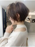 前下がり/くびれヘア/ショートボブ/[大阪箕面駅/ショート]