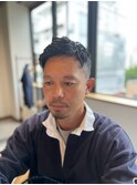 大人かき上げヘア