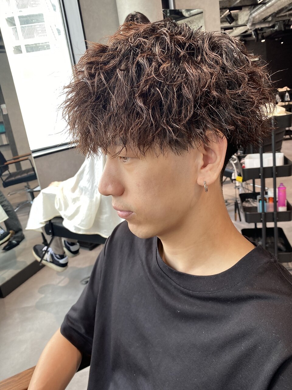 パーマ 迷ったらさ、 パーマかけよ☺️👌 #メンズパーマ #ツイスパ
