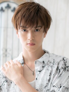 モッズヘアメン 名護大東店(mod's hair men) 明るめカラーで透明感ウザバング無造作マッシュj名護大東