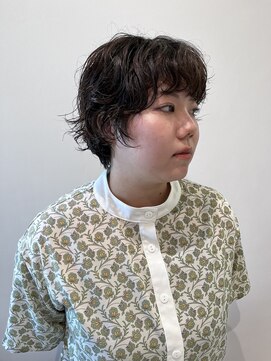 スタイル 茅ケ崎(STYLE) 【ハクラ】ショート ニュアンスパーマ 顔まわりカット レイヤー