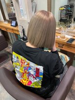 ダブルカラーベージュカラーケアブリーチカラーハイトーンカラー