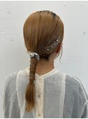 JILL STUDIO お出かけヘアアレンジ×一つ結び