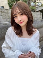 ガーデン 渋谷(GARDEN)&nbsp;くびレイヤー前髪ありイメチェンアンブレラカラーこなれミディ