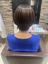 グレースバイハピネス(grace by happiness) 大人くびれショート　髪質改善 縮毛矯正 ミルクティー  ベージュ