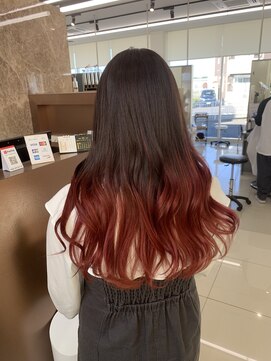 プティパ 水戸内原店(petit-pas) ◎グラデーションレッド◎