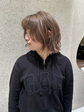 マイル 渋谷(mile) アッシュベージュ×ニュアンスレイヤー