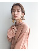 くびれショートボブイメチェンフルバング前髪似合わせカット