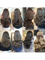 ミョンシル&nbsp;ブリーチなしオリーブカラー/グレージュカラー