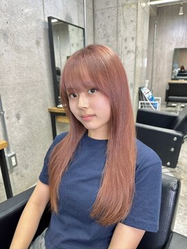 ジゼル 中津大分(GiseL) ピンクベージュ　透明感カラー春カラーピンクカラー