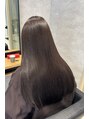 アース 二俣川店(HAIR&MAKE EARTH) ツヤ感の残るブラウンに。お好みに合わせて調合しています!