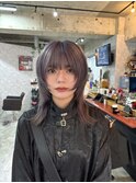 gray × wolf cut