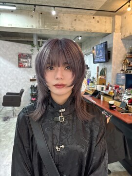 シールドヘアー 沖縄 新都心(C'LD Hair) gray × wolf cut