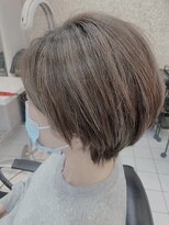 ヘアーデザインムーヴ(Hair design MOVE) ショート×ナチュラルハイライト