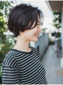 《e'sイーズ鎌倉》美シルエット/柔らかな質感ショートボブ*