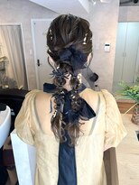 サンルーム(SUN room)&nbsp;ヘアセット/編み下ろし/ツイン/ポニー/リボン/金箔/satsuki