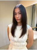【薬院】honenレイヤーカット×ブリーチなしベージュ薬院大通