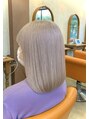 アグ ヘアー ニコル 富谷店(Agu hair nicol)&nbsp;繰り返しブリーチをすることで実現するミルクティーカラー^ ^