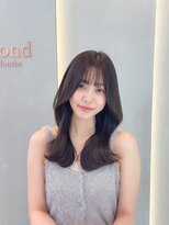 ロンド ブランシュ 錦糸町北口(Lond blanche)&nbsp;ミディアムレイヤーカット/レイヤー/顔周り/韓国/髪質改善/