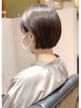 メモリーズ 水天宮前店(Memories) ぱつっとボブシャギーボブチョコレートブラウン