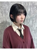 アンジェロ カリノ(Angelo Carino)&nbsp;ボブ/切りっぱなしボブ/黒髪ボブ/ショート