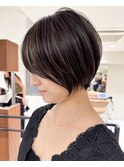 グレージュハイライト